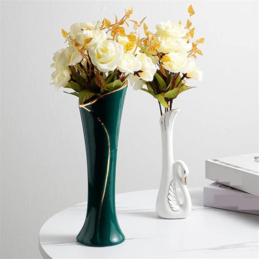 【並行輸入品】Stunning Modern Vases Luxury Ceramic Creative Vase Flower Arrangの画像