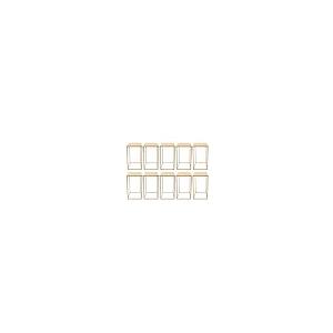 【並行輸入品】Gbonklong 10 PCS Gold Metal Floor Vase Wedding Centerpieces forの画像
