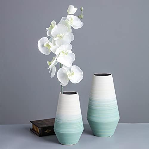 【並行輸入品】花瓶用セラミックテクスチャード花瓶手描きシンプルな植木鉢 リビングルーム、寝室、デスクトップ、装飾、バルコニー、オフィス、装飾、家_7