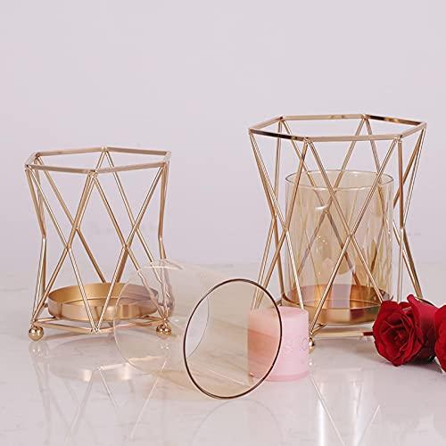 【並行輸入品】Candlestick Geometric Tea Light Candle Holders Flower Vase for Wの画像