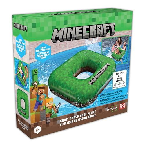 【並行輸入品】Officially Licensed Minecraft Giant Grass Block Pool Float   Relの画像