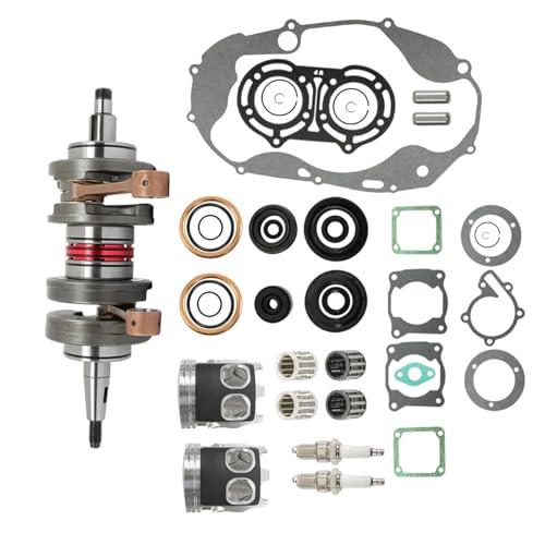 【並行輸入品】Silscvtt Piston Crankshaft Top End Gasket Kit Crank Replacement_1
