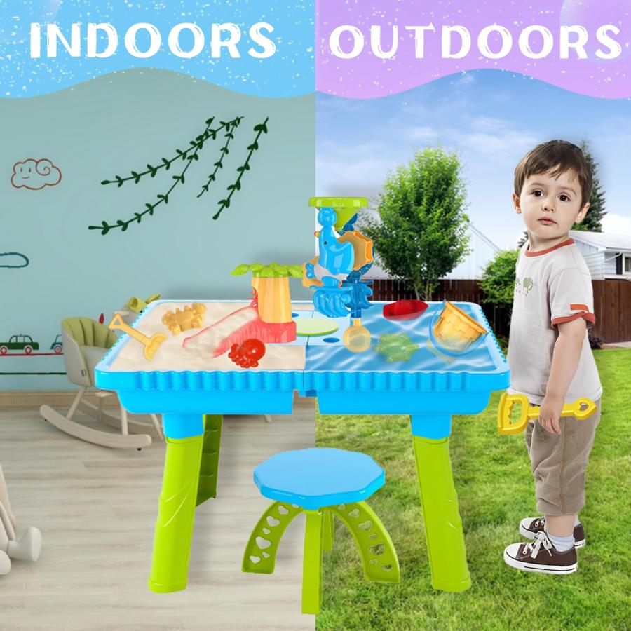 【並行輸入品】Water Table for Toddlers, Beach Outdoor Toys Set, Beach Animal Mの画像
