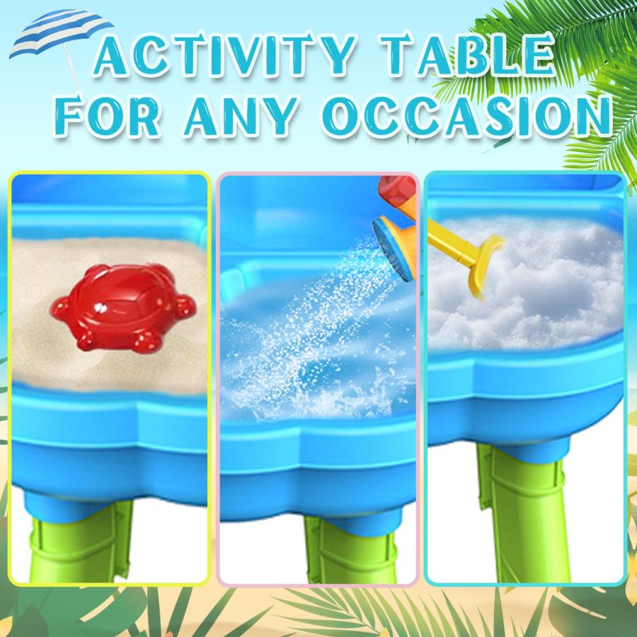 【並行輸入品】Water Table for Toddlers, Beach Outdoor Toys Set, Beach Animal Mの画像