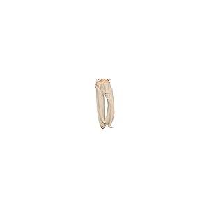 【並行輸入品】Baggy Linen Beach Pants Women Boho Drawstring High Waist Palazzo_2