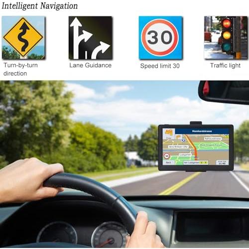 【並行輸入品】LOVPOI GPS Navigator for Car 7 Inch， Truck GPS Commercial Driver_4