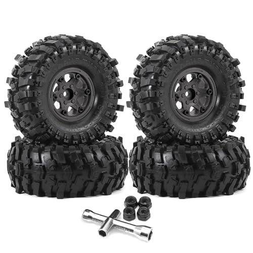 WLYJEA 1.9インチ RCクローラー マッドスリンガー タイヤ 118mm
