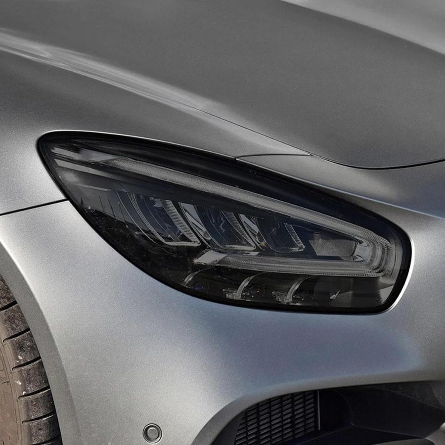 【並行輸入品】CKLS 車のヘッドライト保護フィルムティントラップビニール透明TPUステッカー、メルセデスベンツAMG GT C190 R190 | 
