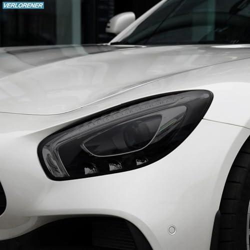 【並行輸入品】CKLS 車のヘッドライト保護フィルムティントラップビニール透明TPUステッカー、メルセデスベンツAMG GT C190 R190 |  | 04