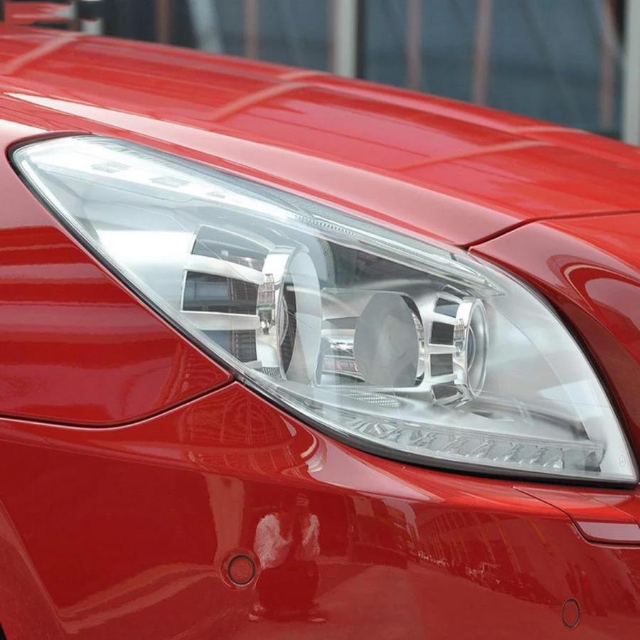 【並行輸入品】CKLS 車のヘッドライト保護フィルムティントラップビニール透明TPUステッカー、メルセデスベンツSLKクラスR172 SLC A_6