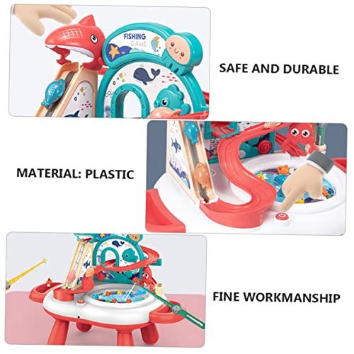 【並行輸入品】ifundom 1 Set Fishing Water Toys Music Diaoyutai Plastic Red Preの画像