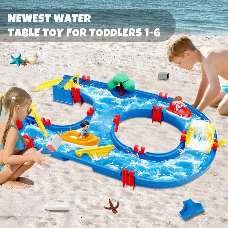 【並行輸入品】EXCOUP Water Tables for Toddlers 3 5, Outdoor Water Table Toy, 3の画像