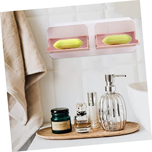 Ciieeo 1pc Box Wall Mounted Soap Dish Double Soap Drain Tray Ute 並行輸入品｜allinone-d｜08