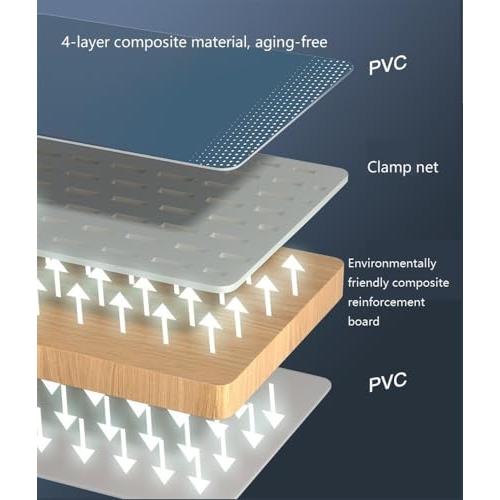 【並行輸入品】Swimming Pool, Foldable Rectangular Outdoor Large Pools, Above G_7