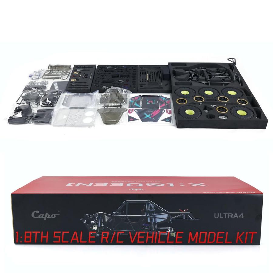 ラジコンカーポディー 高級品】Capo U4 CD1582X Queen 1/8 RC Crawler 〜 所有感抜群の