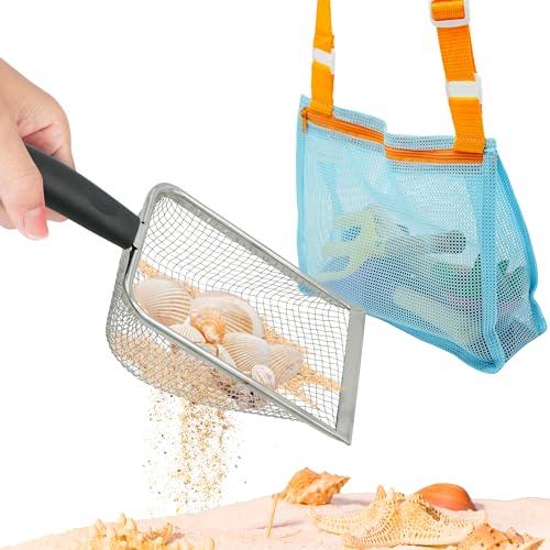 【並行輸入品】4E's Novelty 2X Shark Tooth Sifter for Beach with 2X Small Meshの画像