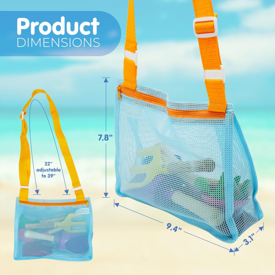 【並行輸入品】4E's Novelty 2X Shark Tooth Sifter for Beach with 2X Small Meshの画像