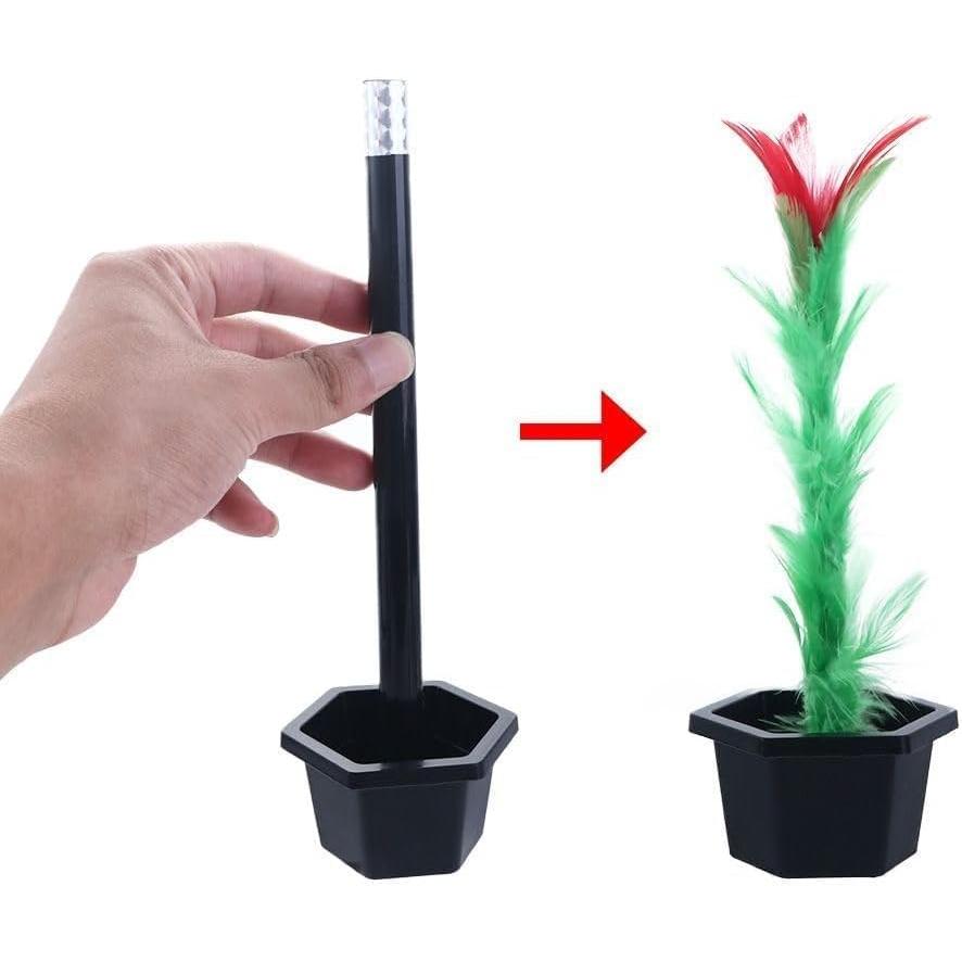 【並行輸入品】JJLFresheners ブラックマジックワンドとフラワー1セット マジック、トリックワンドマジシャントリック、クローズアップマ |  | 04