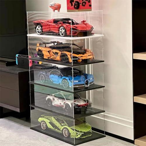 【並行輸入品】Stackable Figure Display Case, Clear Acrylic Boxs for Collectiblの画像