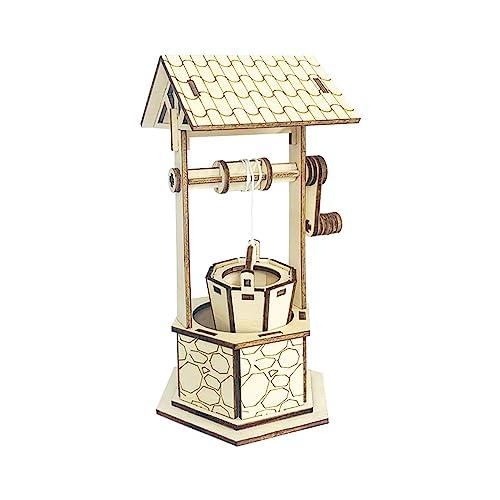 【並行輸入品】LINHANDAI 3D Wooden Three Dimensional Puzzle Simple Water Well Mの画像