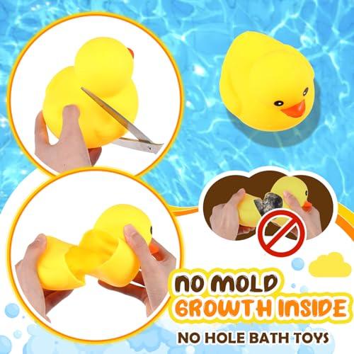 並行輸入品】DEEKIN 5個 5.1インチ 防水 穴なし イエロー ゴム製アヒル