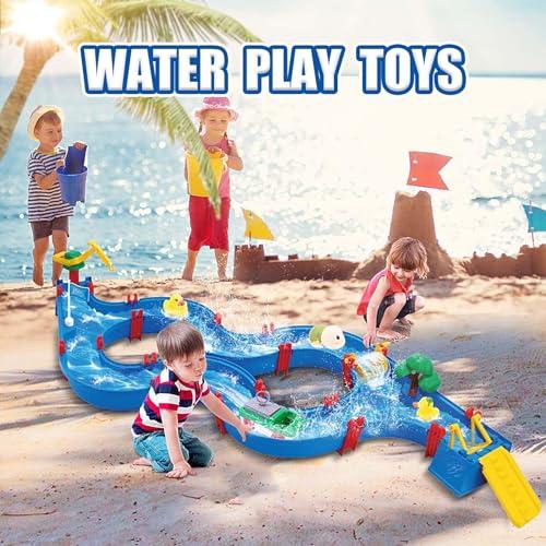 【並行輸入品】TANSAR Kids Water Table   62Pcs DIY Kit, Sensory Toys for Toddleの画像