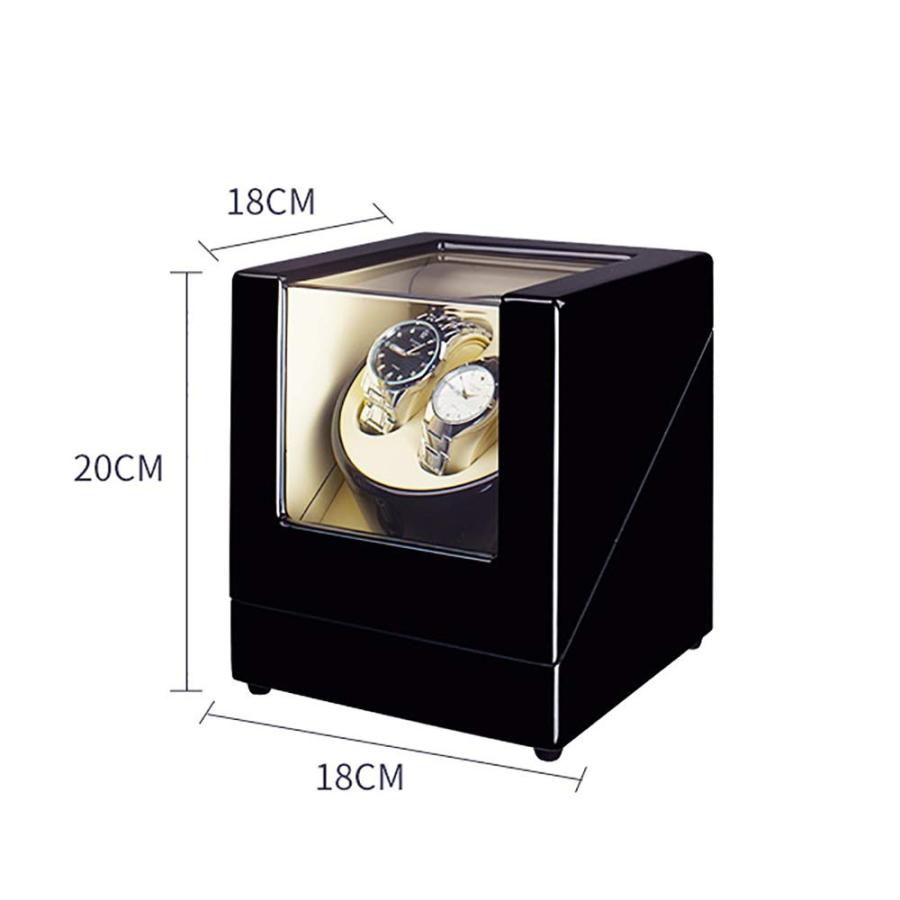 【並行輸入品】Watch Box Can Accommodate 2 Automatic Watches Ultra Quiet Anti Mの画像