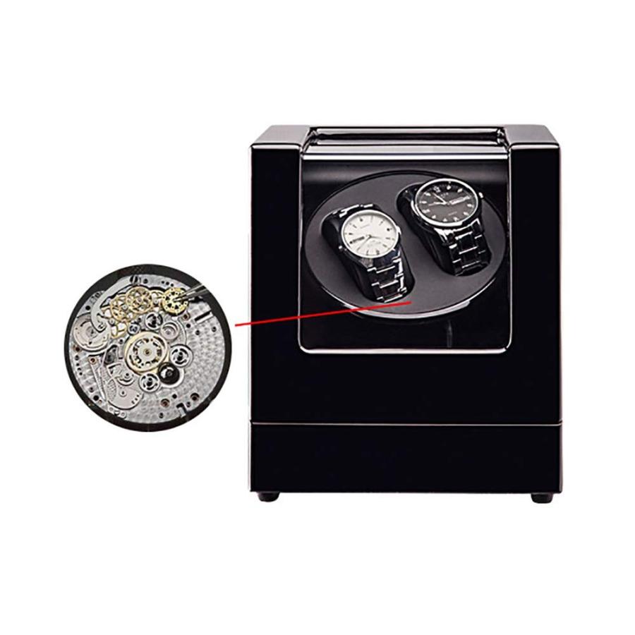 【並行輸入品】Watch Box Can Accommodate 2 Automatic Watches Ultra Quiet Anti Mの画像