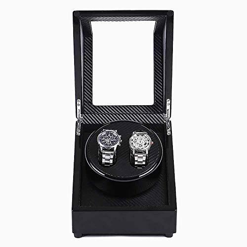 【並行輸入品】Watch Winder Can Accommodate 2 Watches Ultra Quiet Anti Magneticの画像