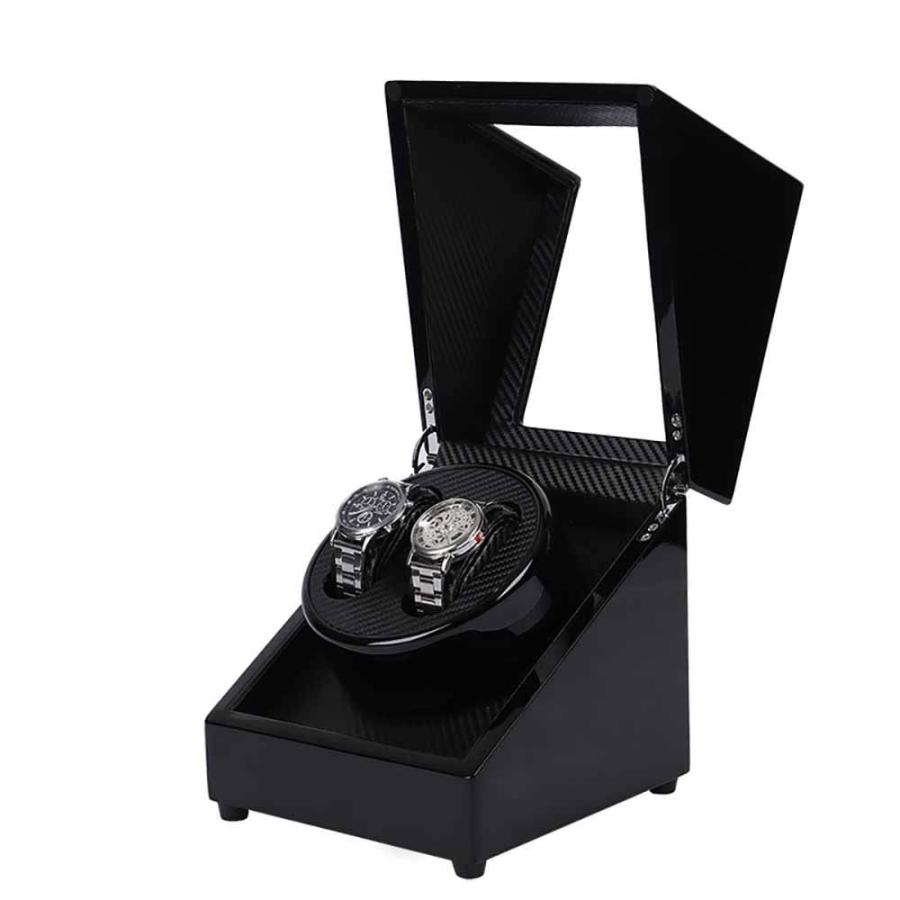 【並行輸入品】Watch Winder Can Accommodate 2 Watches Ultra Quiet Anti Magneticの画像