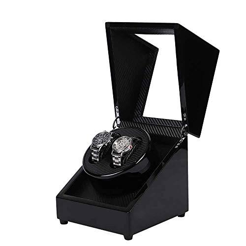 【並行輸入品】Watch Winder Can Accommodate 2 Watches Ultra Quiet Anti Magneticの画像
