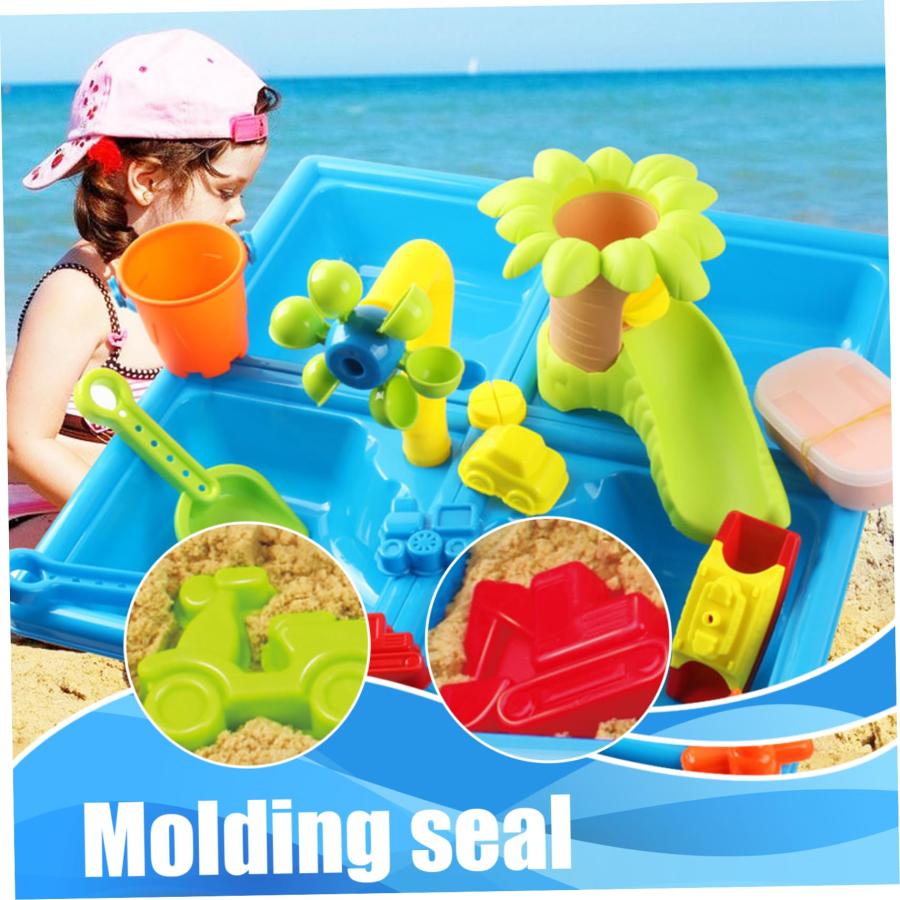 【並行輸入品】hzskeqpy 24 UNIDS/Set 2 in 1 Safe Plastic Sand Water Table for C_9