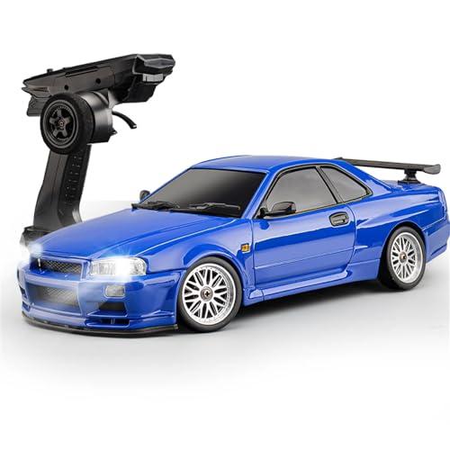 並行輸入品】HJLXMF RC Drift Car GTR R34 1/18 Alloy Electric Remote