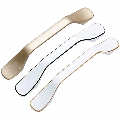 Ceramic Drawer Knobs,Cabinet Wardrobe Bow Pull Handles,6 【キ】 並行輸入品