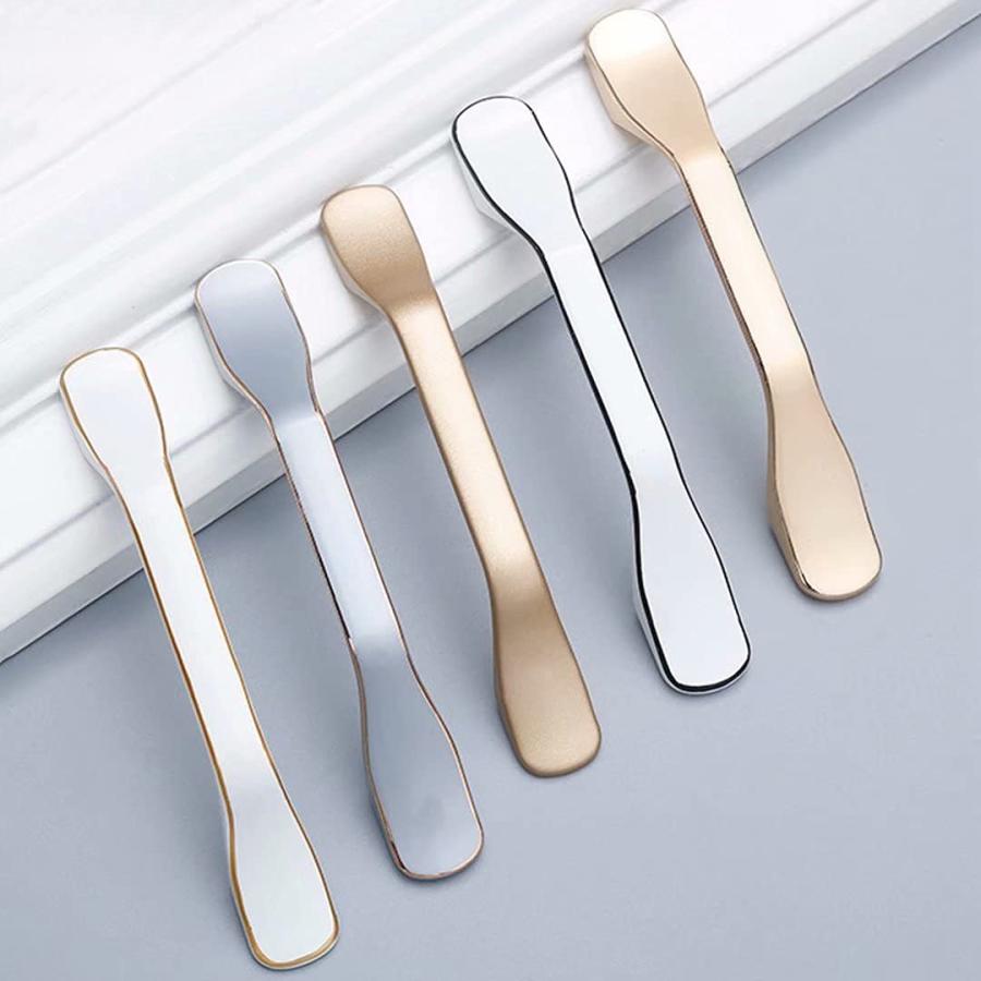 Ceramic Drawer Knobs,Cabinet Wardrobe Bow Pull Handles,6 【キ】 並行輸入品
