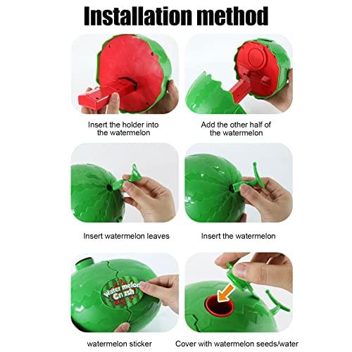 【並行輸入品】Yjcnelcr Educational Puzzle Toy Games Blasting Water Watermelon_4