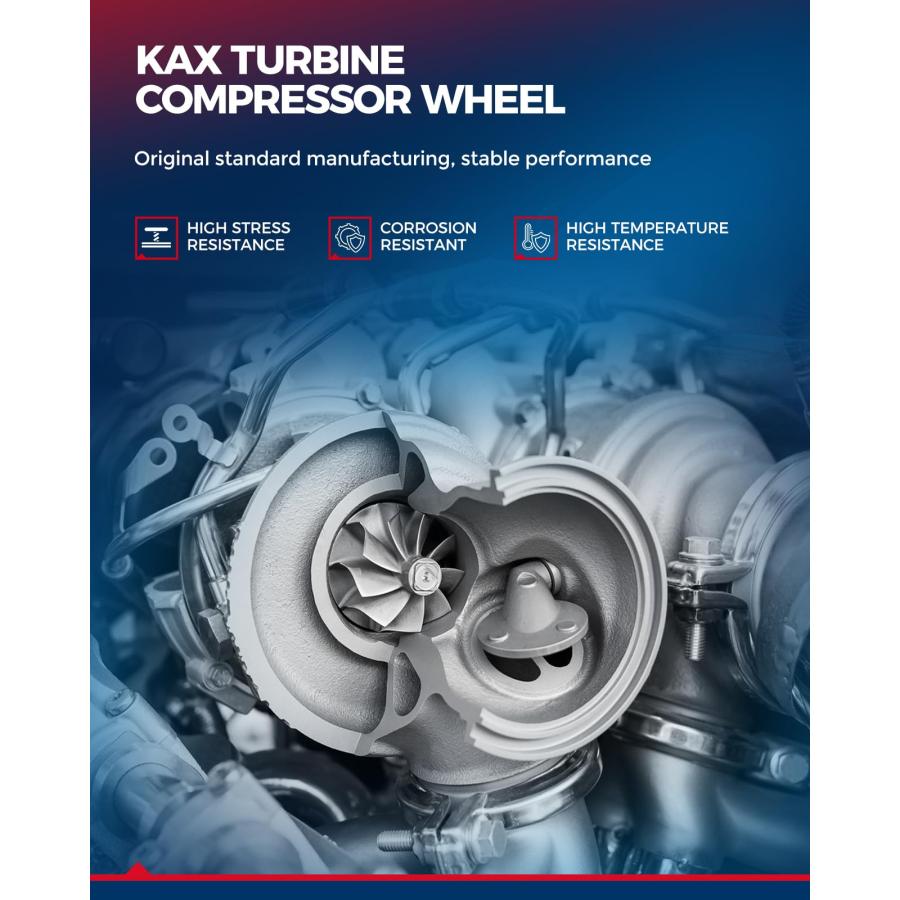 並行輸入品】KAX Complete Turbo Turbocharger with Gasket Kit