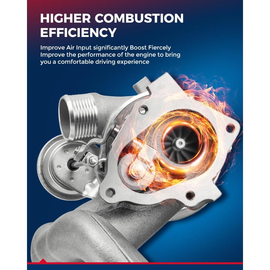 並行輸入品】KAX Complete Turbo Turbocharger with Gasket Kit