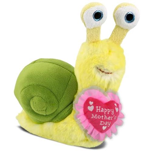 【並行輸入品】DolliBu Happy Mother's Day Super Soft Plush Yellow Snail Smallの画像