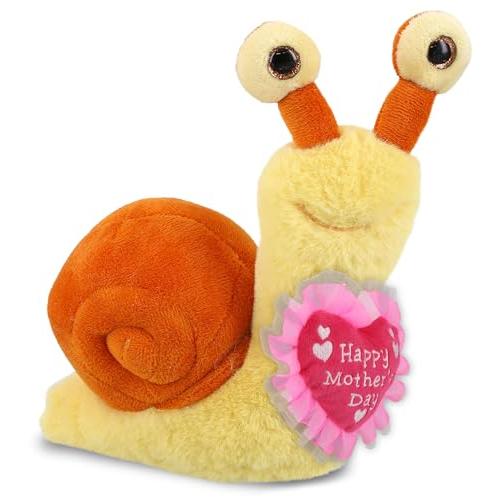 【並行輸入品】DolliBu Happy Mother's Day Super Soft Plush Orange Snail Smallの画像