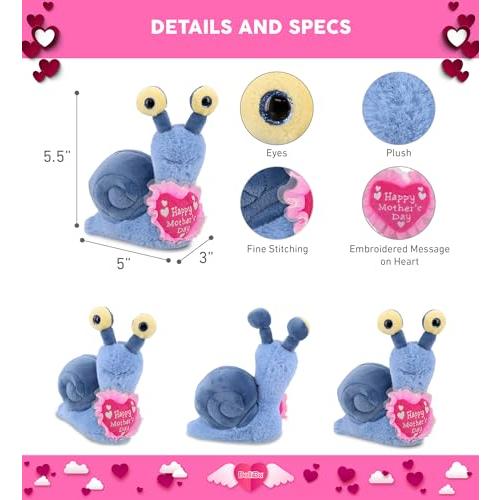【並行輸入品】DolliBu Happy Mother's Day Super Soft Plush Blue Snail   Cute Stの画像