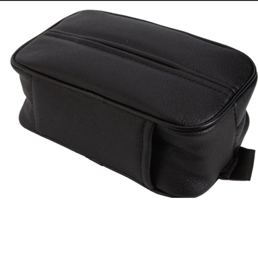 【並行輸入品】FJVJBNN Tissue Box Leather Car Seat Backrest Hanging Car Tissueの画像