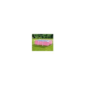【並行輸入品】Pink Rectangular Steel Frame Swimming Pool LQ17150_5