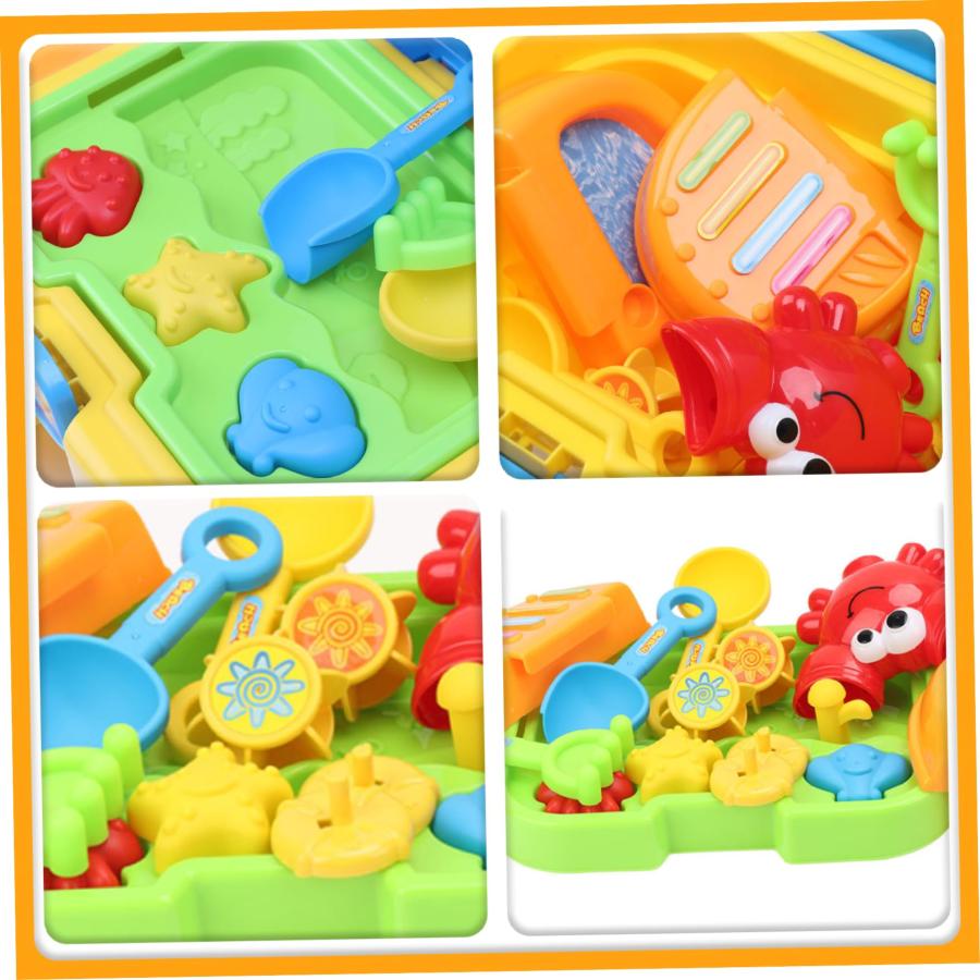 【並行輸入品】eurNhrN Sand and Water Table, Safe Plastic Sensory Table, Kids Tの画像