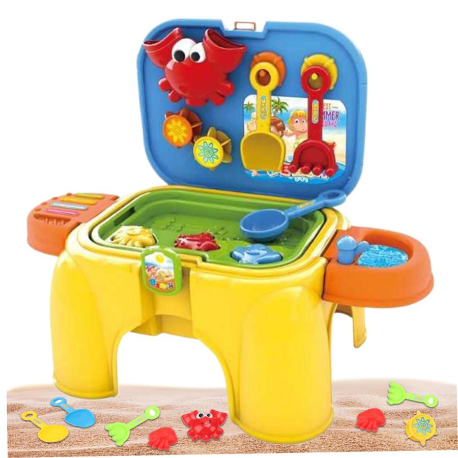 【並行輸入品】eurNhrN Sand and Water Table, Safe Plastic Sensory Table, Kids Tの画像