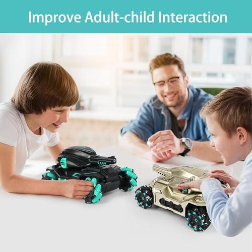 【並行輸入品】Gesture Controlled Simulation Tank Toy， Tank Fight 2.4 GHZ RC Ta_7