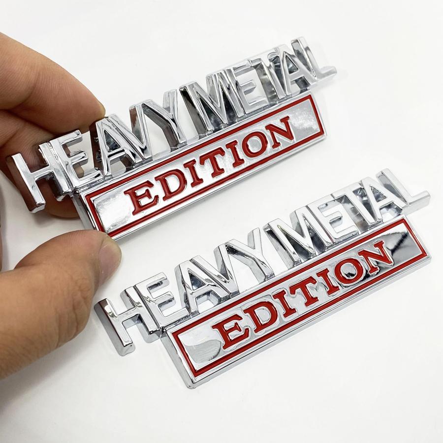 【並行輸入品】Heavy Metal Edition Emblem 3D Letters Heavy Metal Rock Sticker B |  | 06