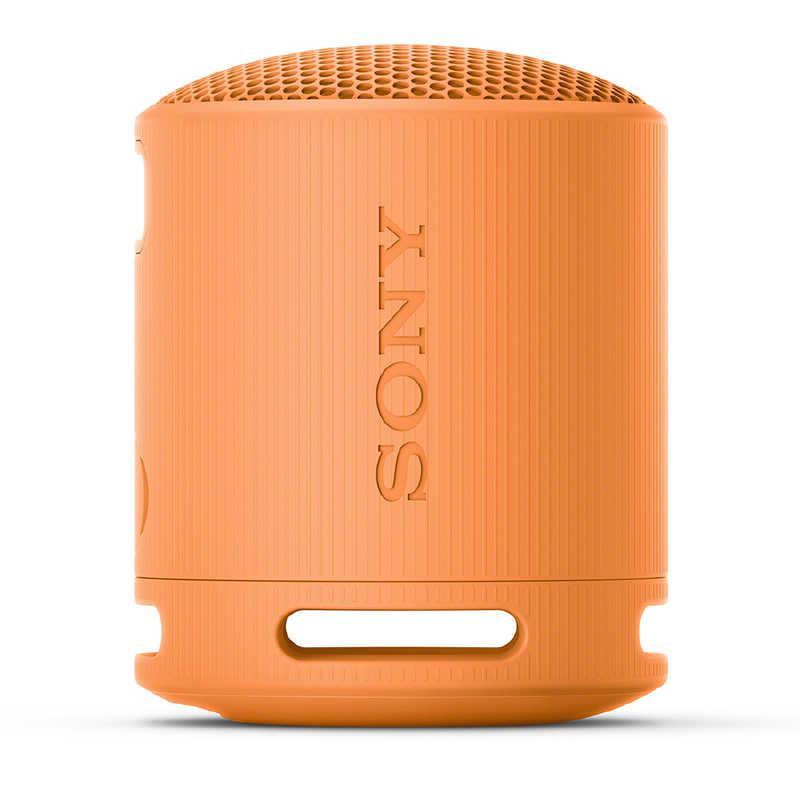 ソニー SRS-XB100 DC ワイヤレスポータブルスピーカー オレンジ