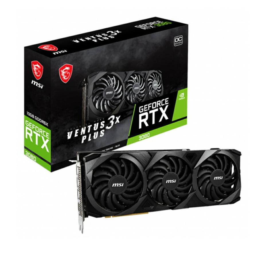 MSI MSI GeForce RTX 3080 VENTUS 3X PLUS 10G OC LHR グラフィック 