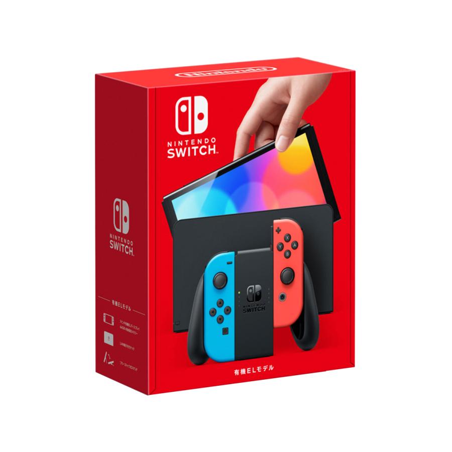 Nintendo Switch有機ELモデルJoy-Con(L)ネオンブルー/(R)ネオンレッド HEG-S-KABAA｜alljapan-online-shop